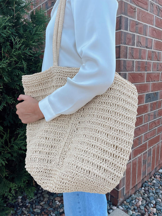 Las Lomas Straw Bag
