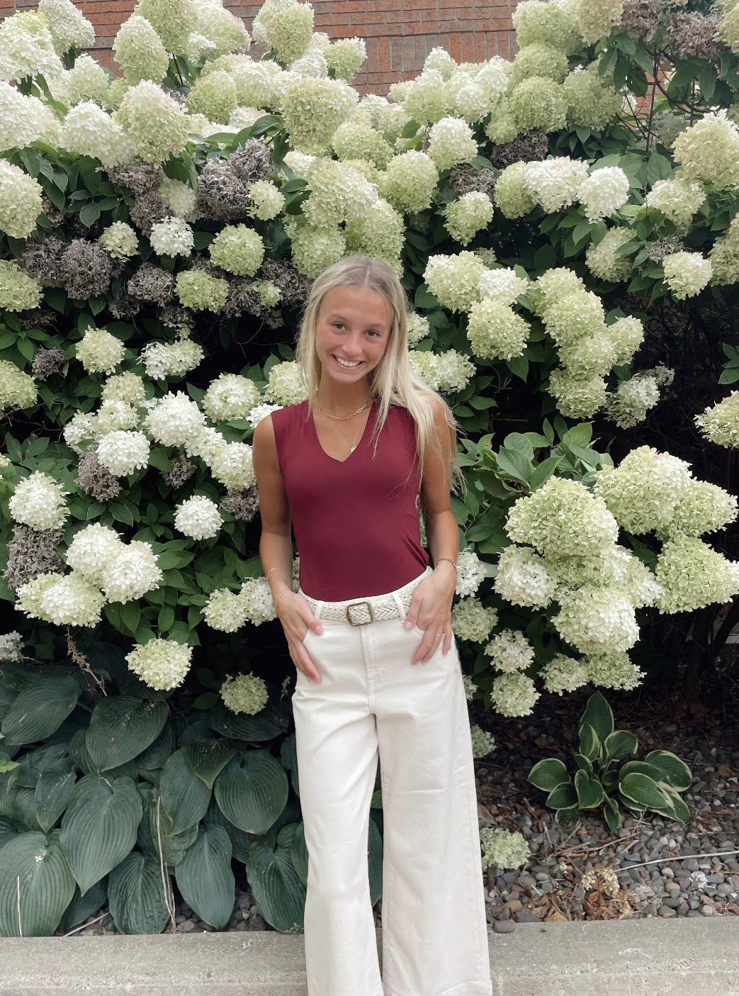 Talia Vneck Top