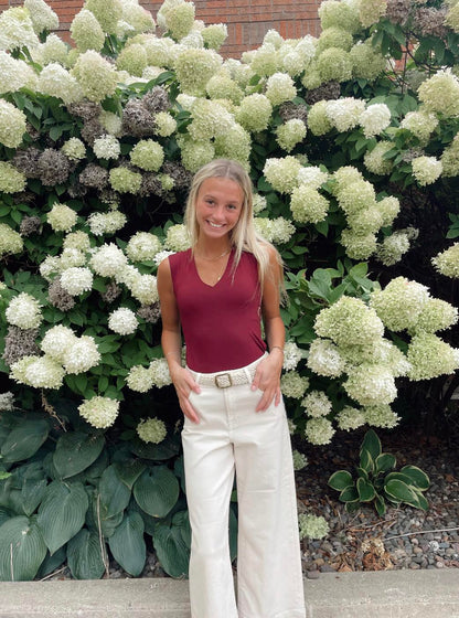 Talia Vneck Top