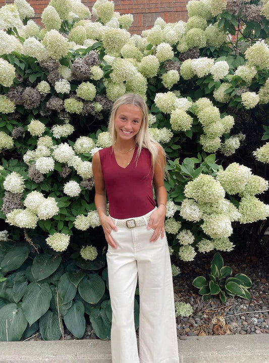 Talia Vneck Top