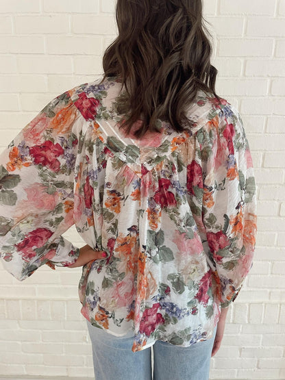 eco Floral Blouse
