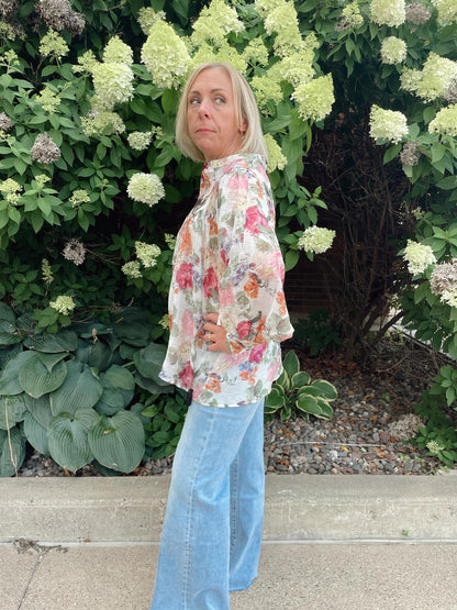 eco Floral Blouse