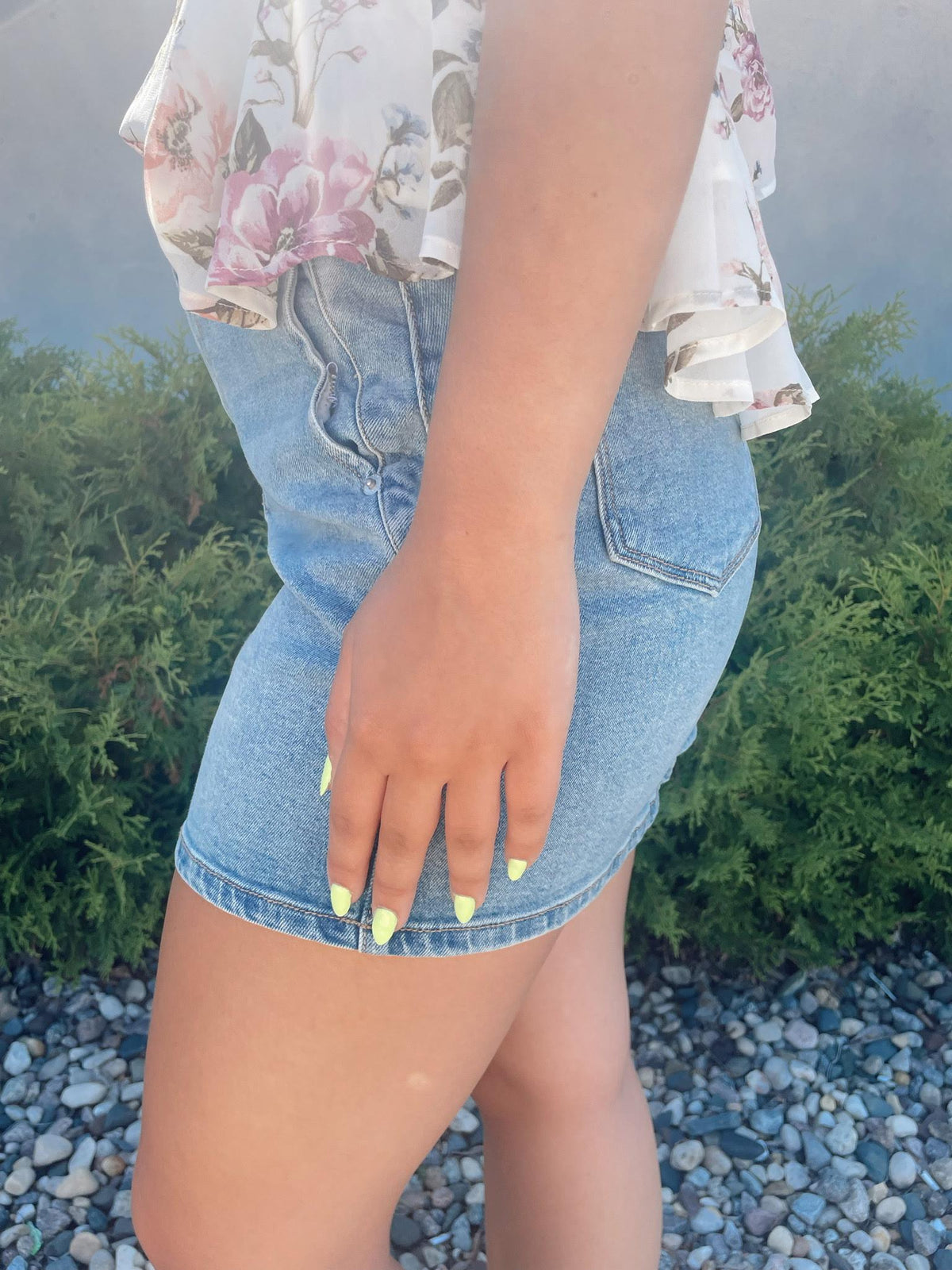 Quinns Denim Skirt