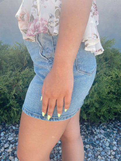 Quinns Denim Skirt