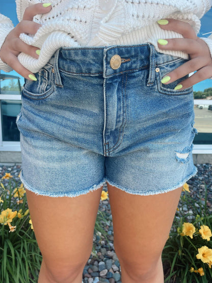 Jane HR Fray Hem Short