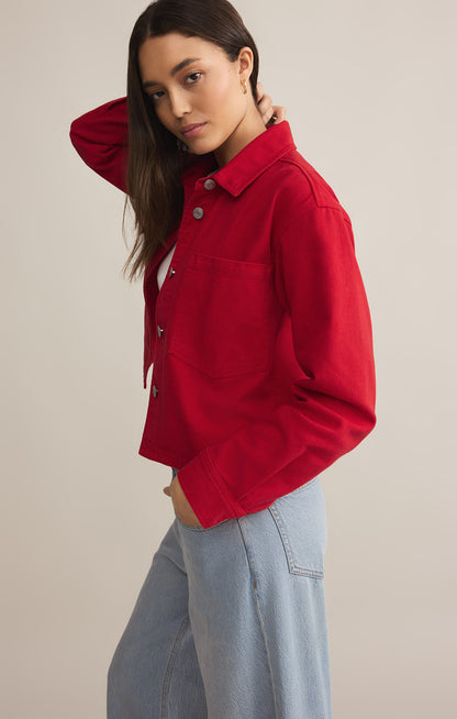 Denim All Day Cropped Jacket