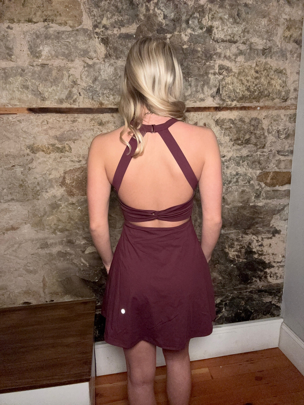 Backless Twisted Active Dress