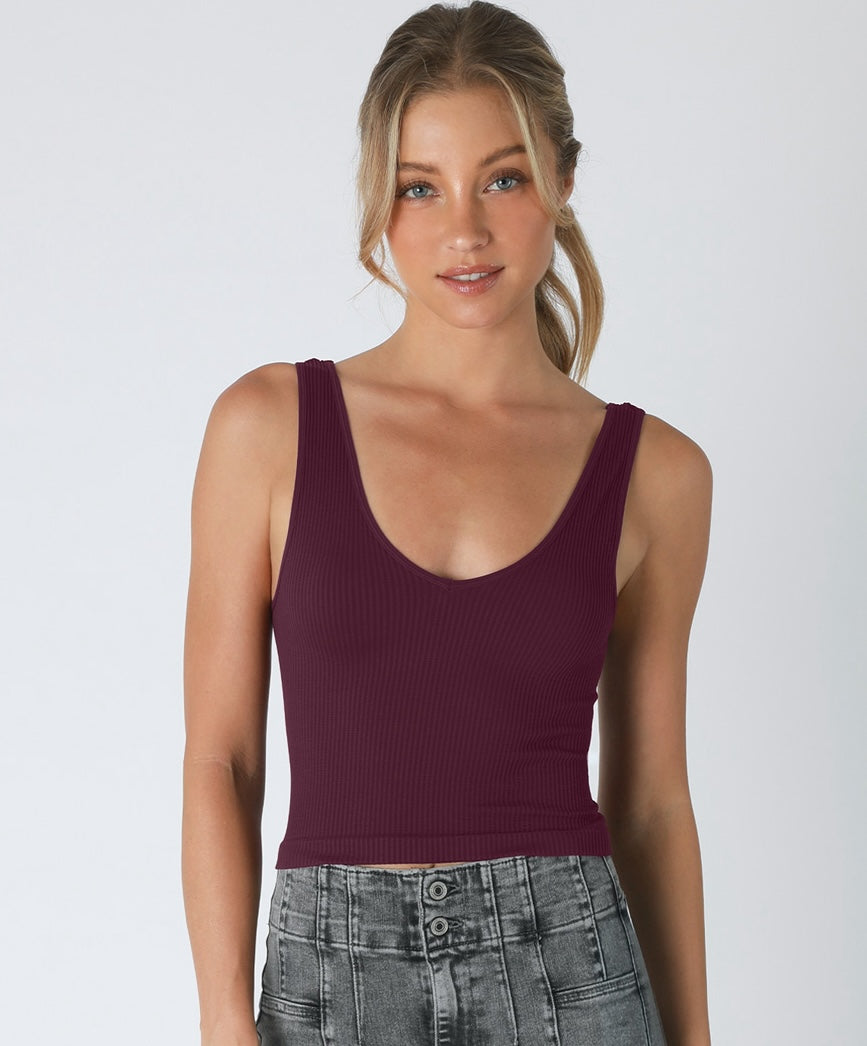 Reversible Crop Tank