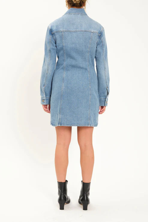 Dolly Long Sleeve Denim Dress