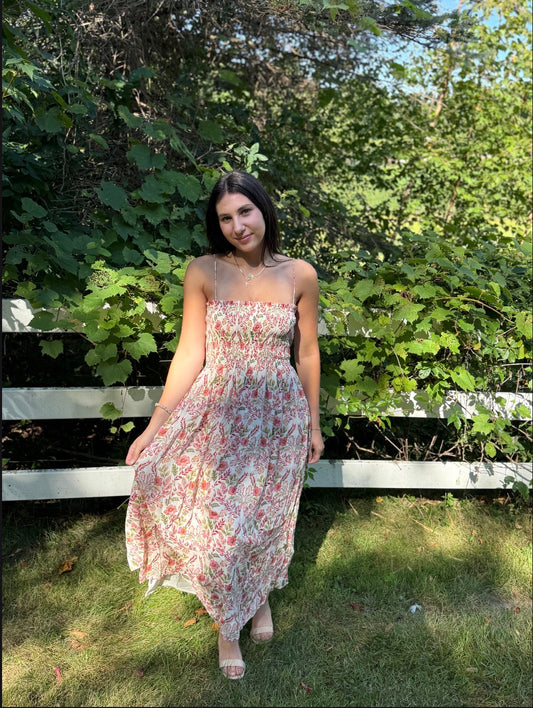 Cornelia Ami Floral Midi Dress