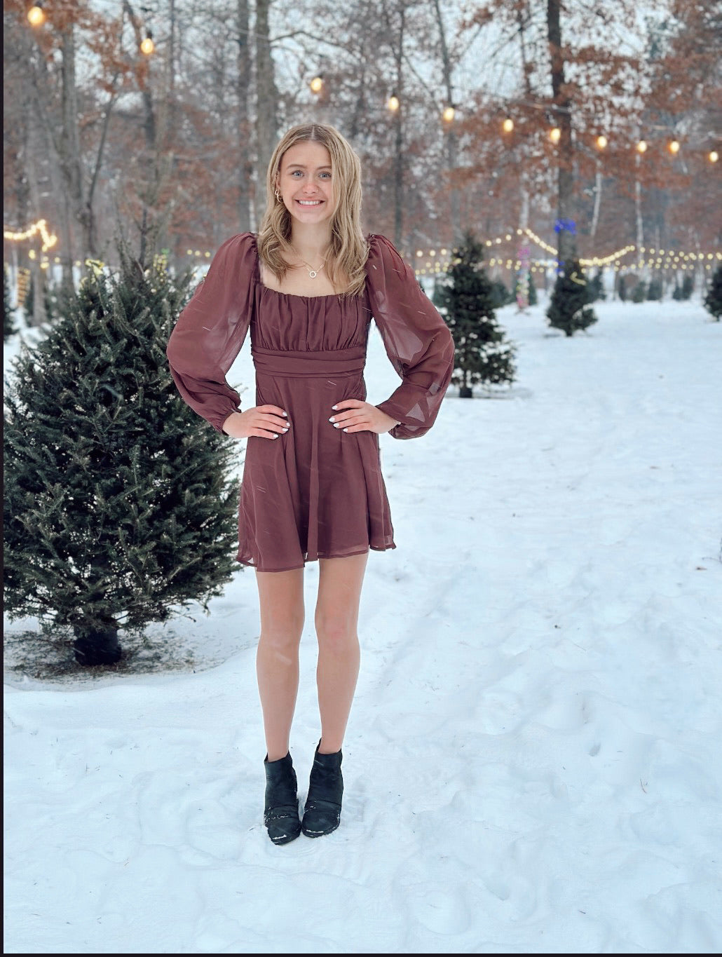 Lyrical Mini Dress