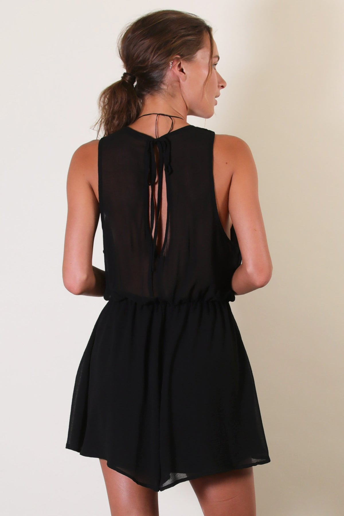 Josephine Chiffon Romper
