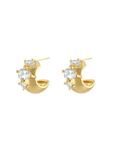 Indie Marquise Hoop Earring