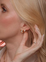 Indie Marquise Hoop Earring