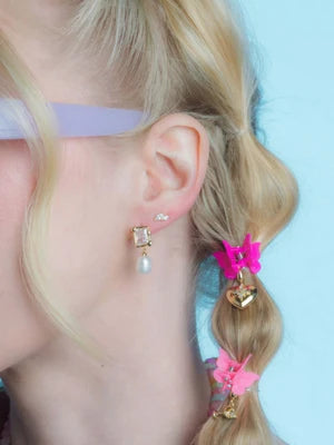 Lala Molten Pearl Earring