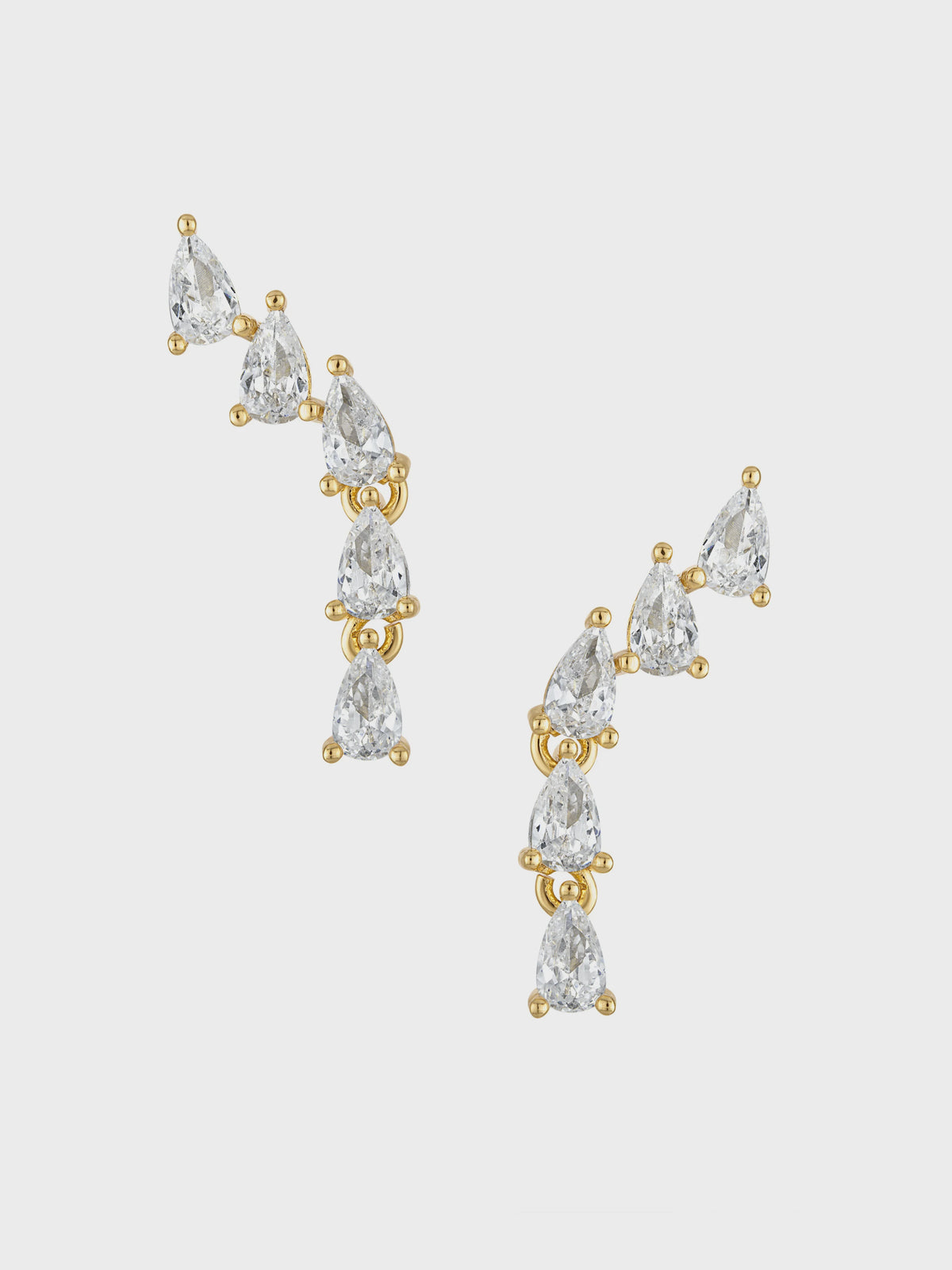 Paloma Teardrop Climber Earring