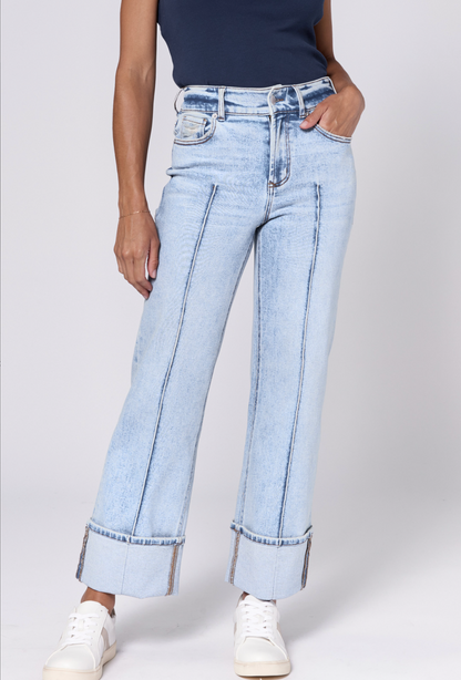 Holly Cuffed Denim
