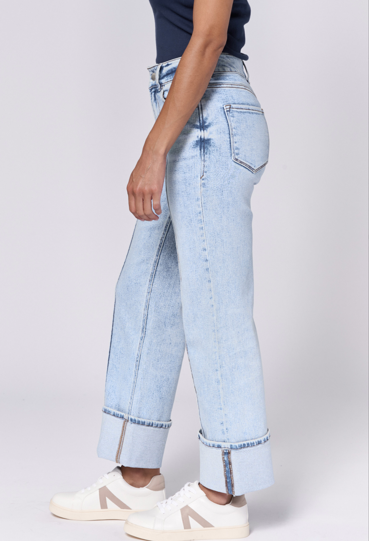 Holly Cuffed Denim