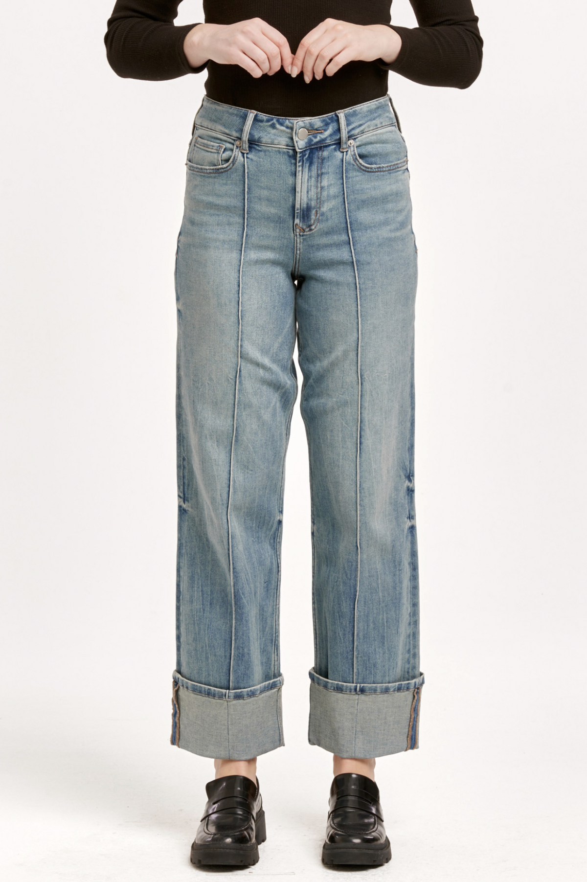 Holly Cuffed Denim