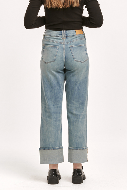 Holly Cuffed Denim
