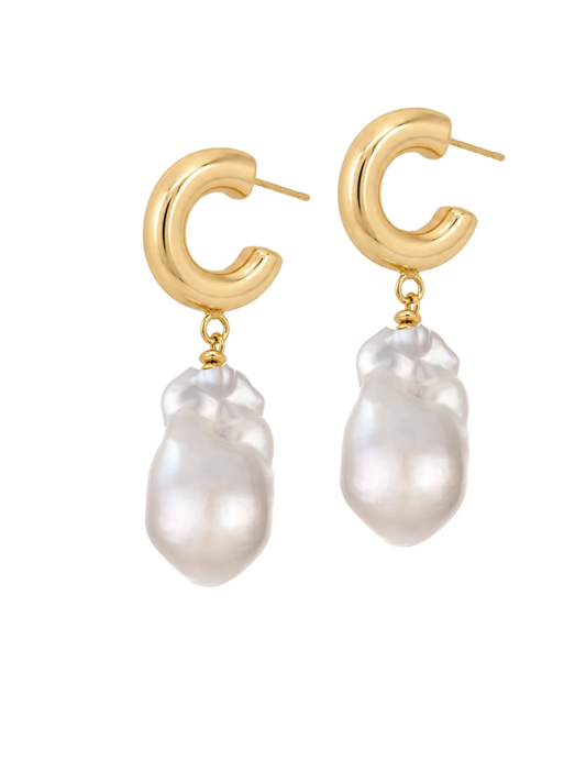 Collins Baroque Pearl Earrings