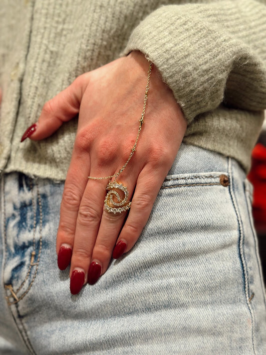 Cordelia Swirl Ring