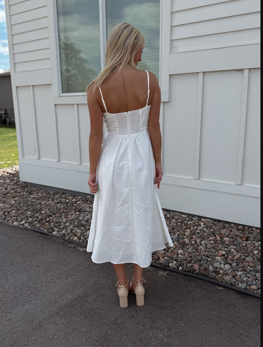 Cynthia Linen Midi Dress