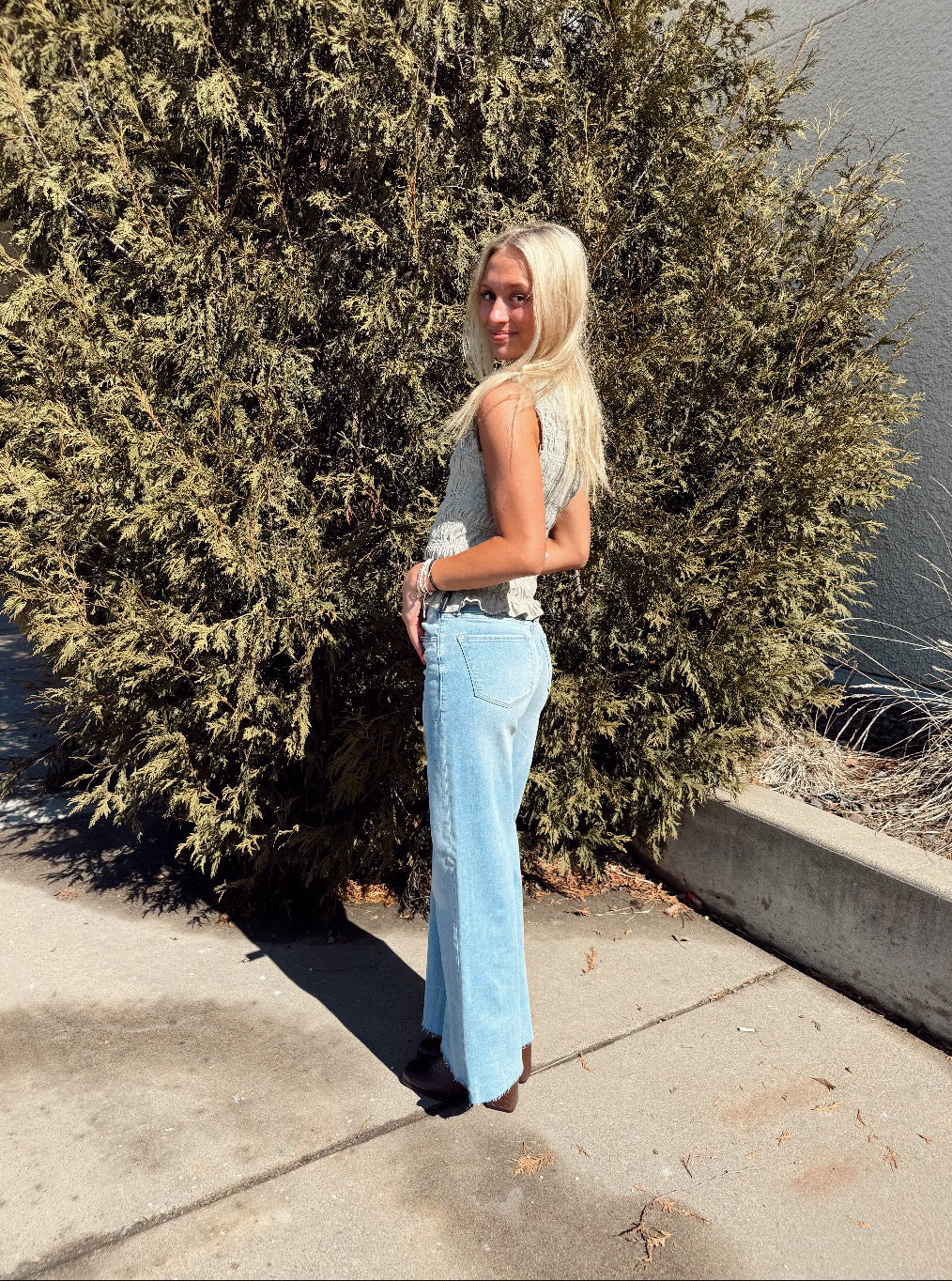Suzie Smocked Tank