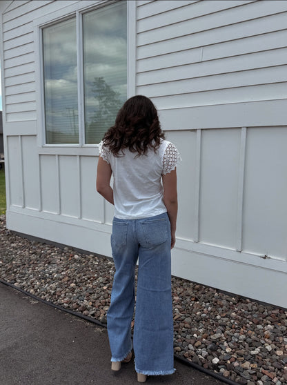 Chrystal HR Wide Denim
