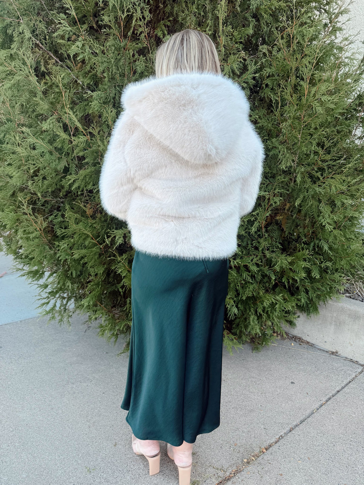 After Hours Satin Midi Dress