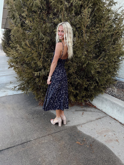 Jacqueline Smocked Midi Dress