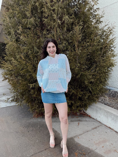 Minne Patchwork Hoodie
