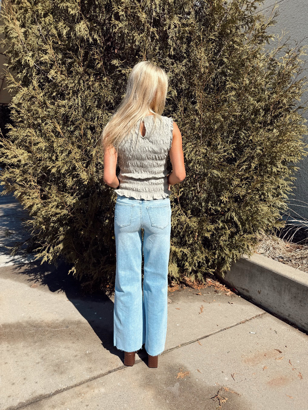 Suzie Smocked Tank