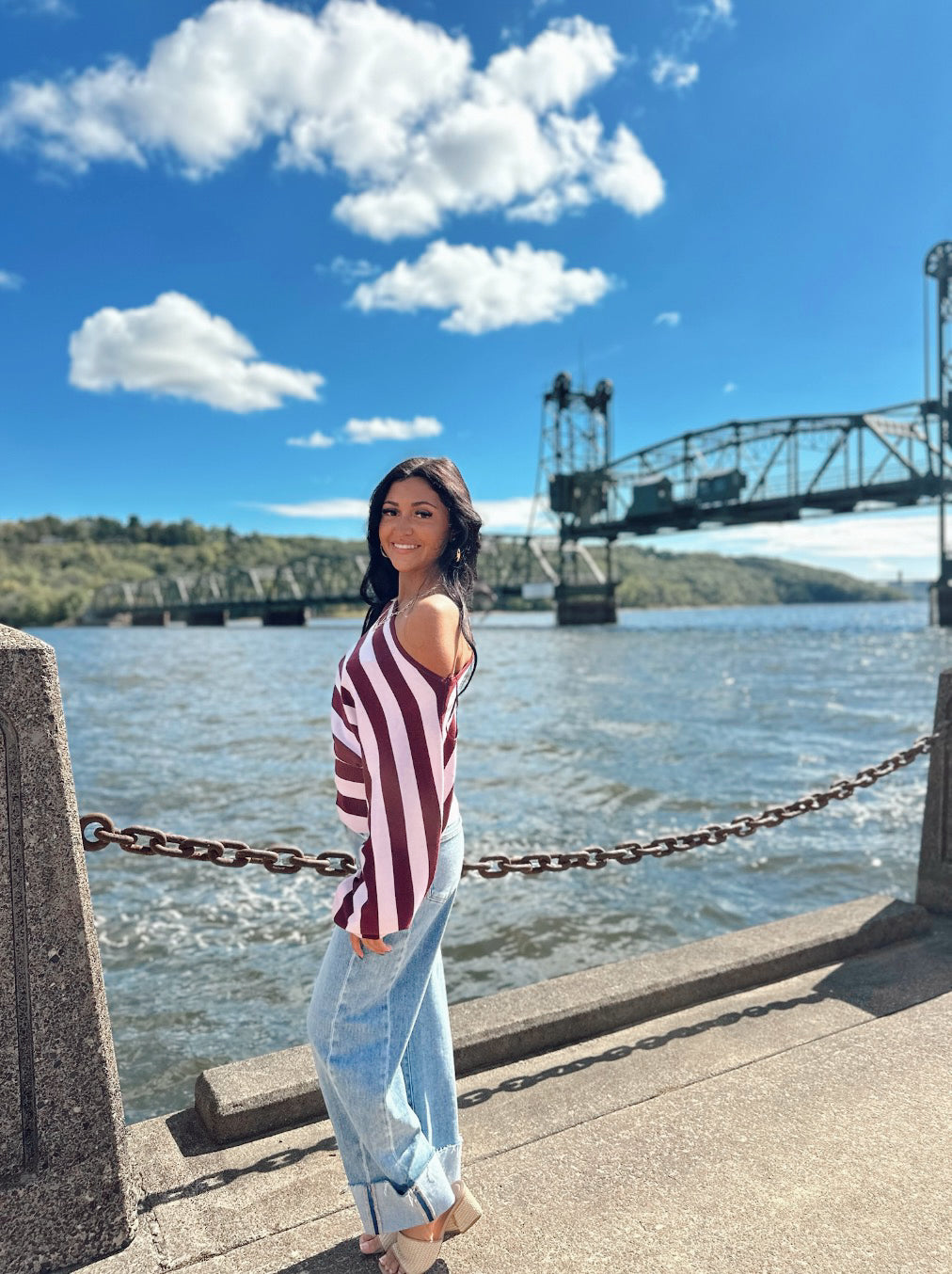 Dolman Boat Neck Sweater