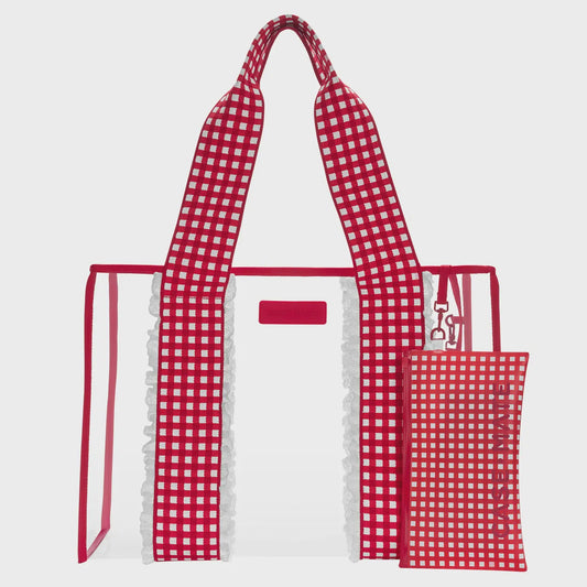 Gingham Jelly Tote