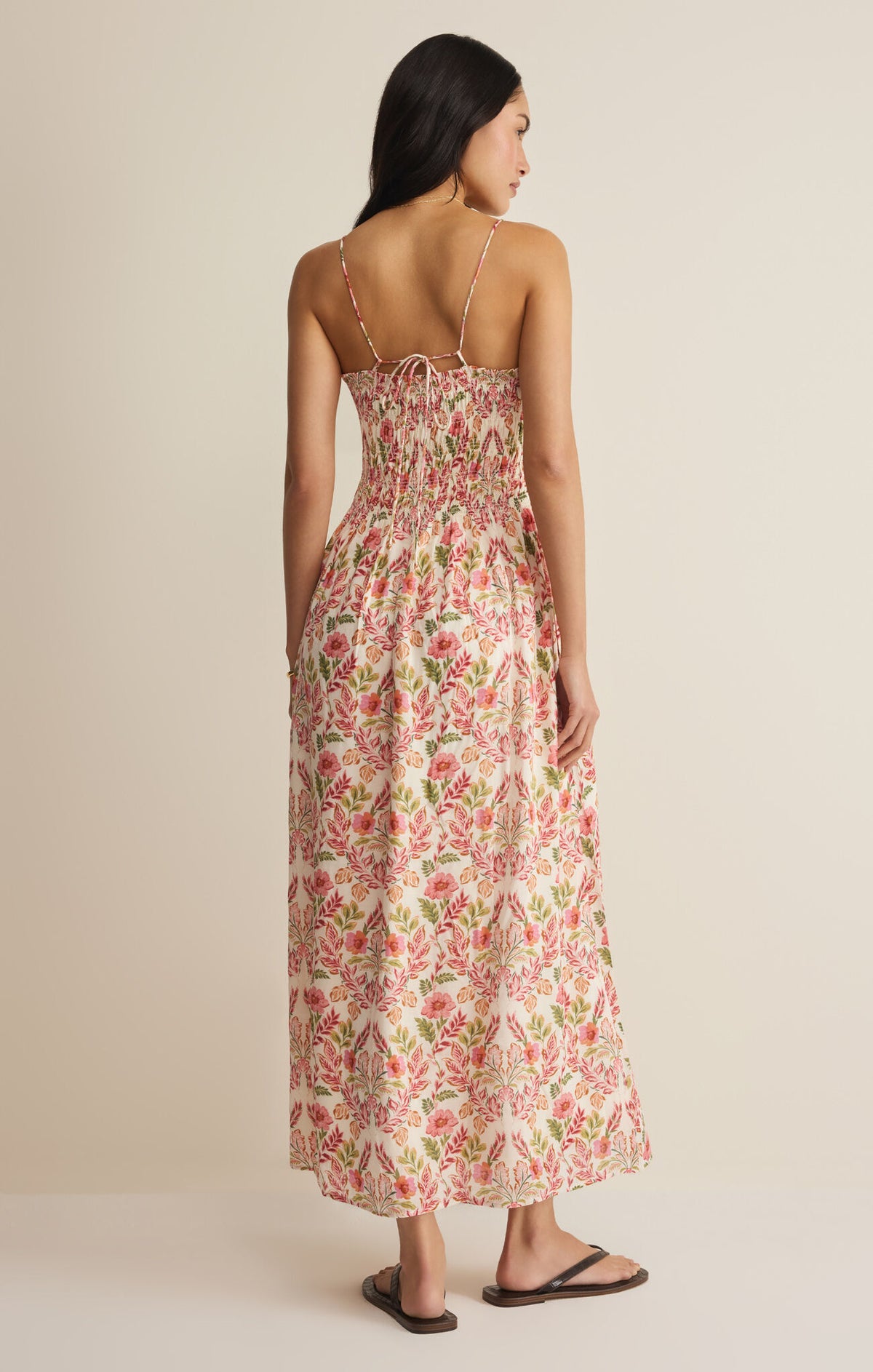 Cornelia Ami Floral Midi Dress