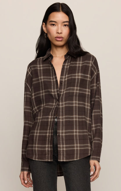 River Plaid Button Up
