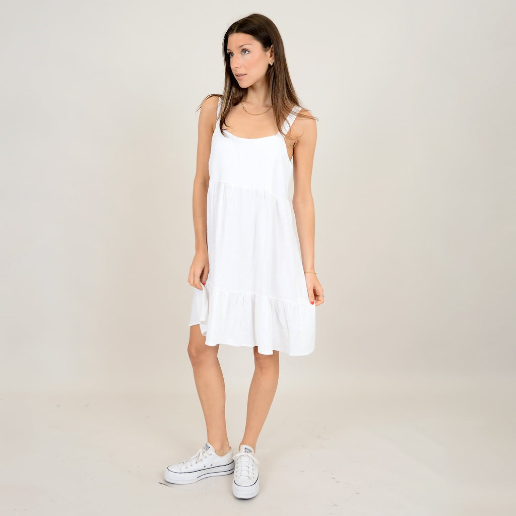 Solara Linen Tank Dress
