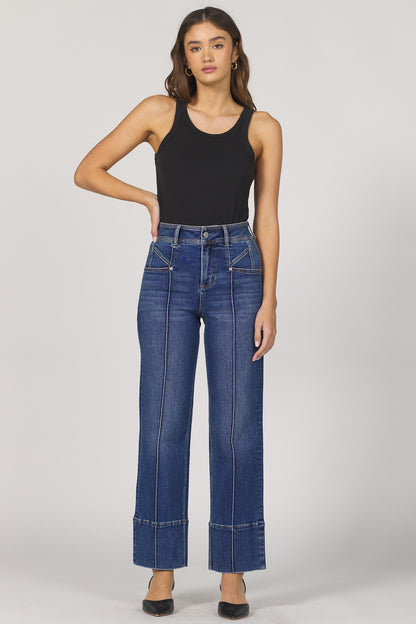 Holly Cuffed Seam Denim
