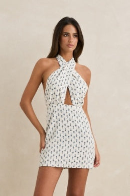 Seacliff Halter Mini Dress